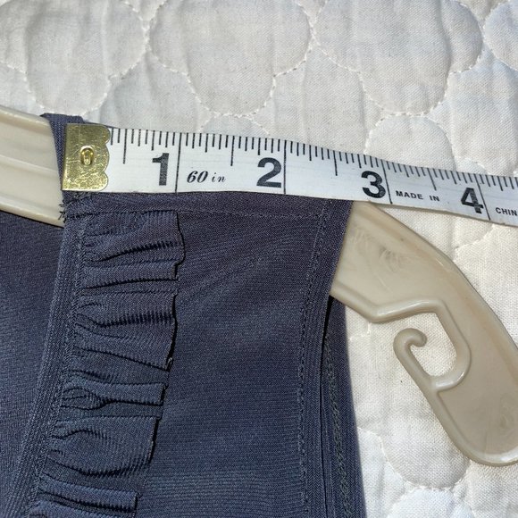 Dressy Tank Top with Neckline Ruffle Detail - Picture 7 of 7